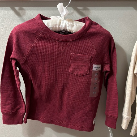 Oshkosh 2 pack long sleeve shirts. - Picture 3 of 5